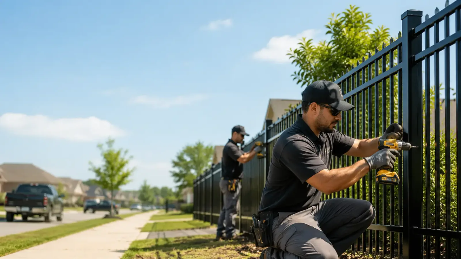 Metal Fence Installation in Darien, WI